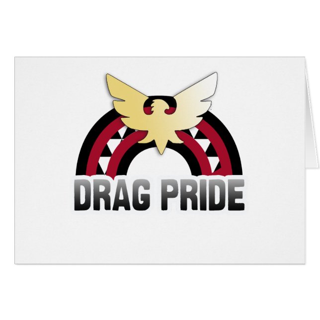 Cartão Orgulho Drag (Frente Horizontal)