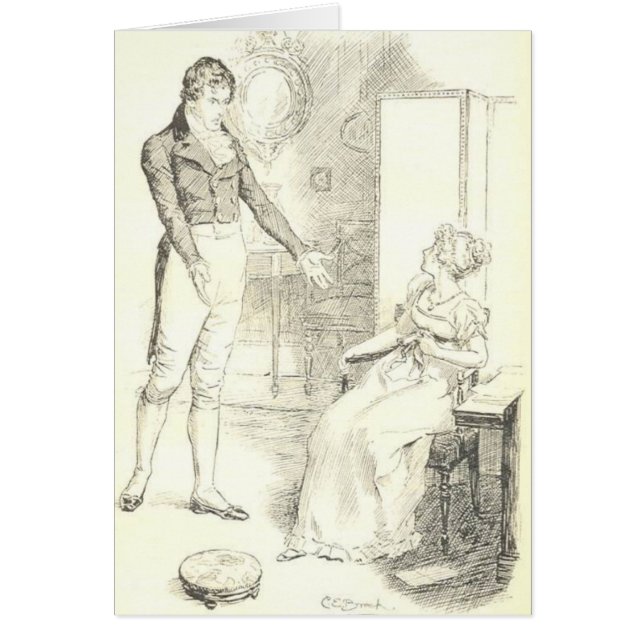 Cartão Orgulho e preconceito (Frente)