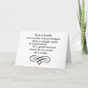 Cartão Orgulho e Preconceito