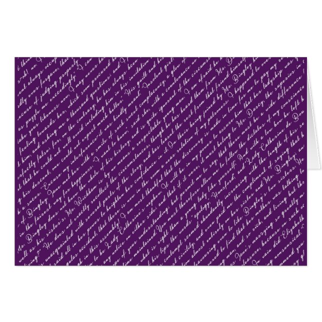 Cartão Orgulho e Preconceito de Bola de Países Baixos Per (Frente Horizontal)