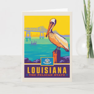 Cartão Orgulho Estatal   Louisiana