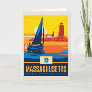 Cartão Orgulho Estatal Massachusetts