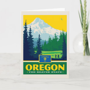 Cartão Orgulho Estatal   Oregon