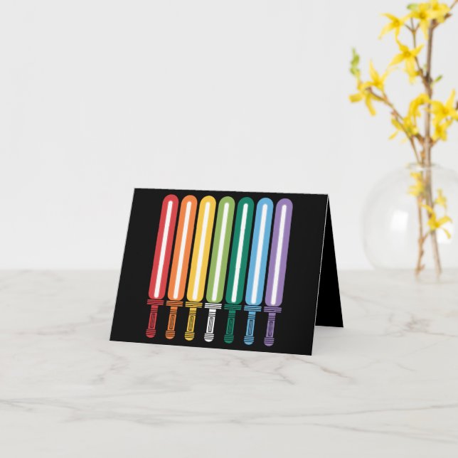 Cartão Orgulho gay de Sinalizador LGBT (Flor Amarela)