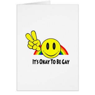 Cartão Orgulho gay Rainbow