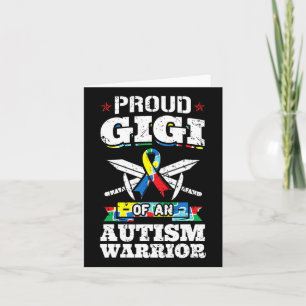 Cartão Orgulho Gigi De Uma Fita De Sensibilização Do Guer