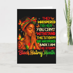 Cartão Orgulho Negro Sou Preto Mês da História Africana O