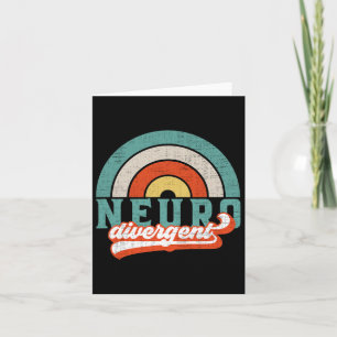 Cartão Orgulho Neurodivergente Por Autismo Adhd E Asd Awa