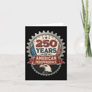 Cartão Orgulhosa Indústria Americana - 250 Anos De Améric