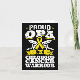 Cartão Orgulhosa Opa Da Consciência Do Guerreiro Cancer D