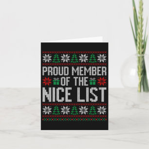 Cartão Orgulhoso Membro Da Lista De Nice