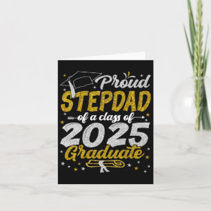 Cartão Orgulhoso Padrasto De Um Graduado Senior 2025 25 G