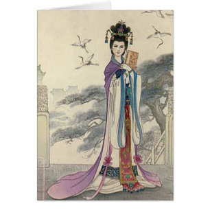 Cartão oriental 10 da arte