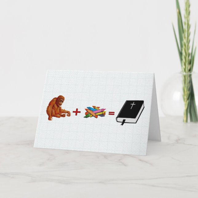 Cartão Origens da bíblia (Frente)