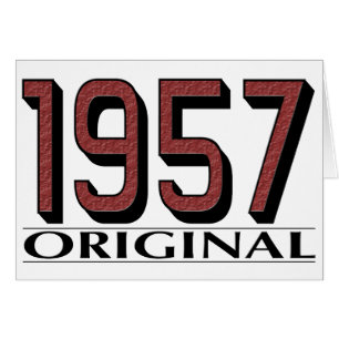 Cartão Original 1957