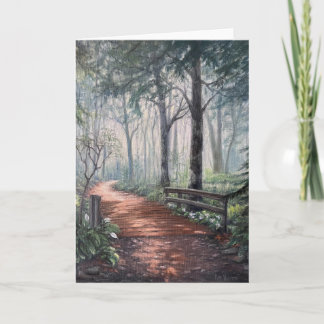 Cartão original de saudação de arte