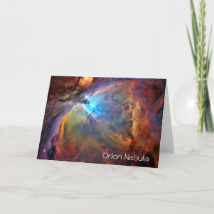 Cartão Orion Nebula Greeting Card Blank Inside