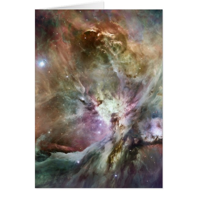 Cartão Orion Nebula Pastels (Frente)