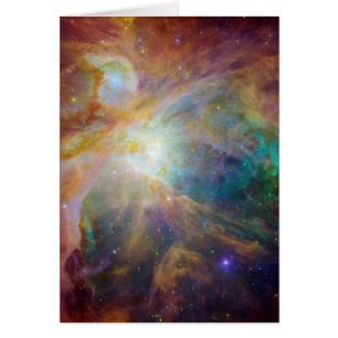 Cartão Orion Nebula Stars Composto