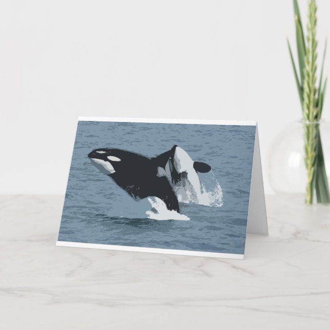 Cartão Orka Whale (Frente)