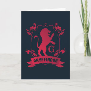 Cartão Ornamentado GRYFFINDOR™ House Crest