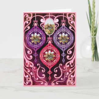 Cartão Ornamental Christmas - Photo Christmas card