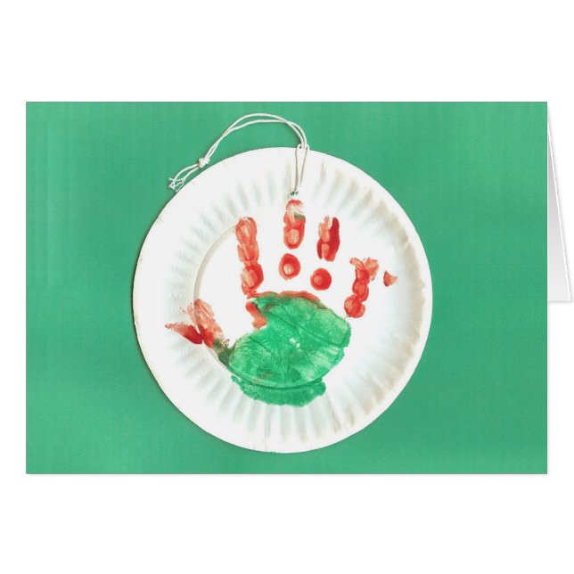 Cartão Ornamento da mão de Jack (Frente Horizontal)