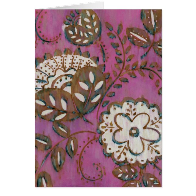 Cartão Ornamento radiante I (Frente)