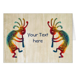 Cartão Ornamentos KOKOPELLI + suas ideias