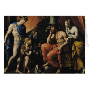 Cartão Orpheus antes de Pluto e de Persephone