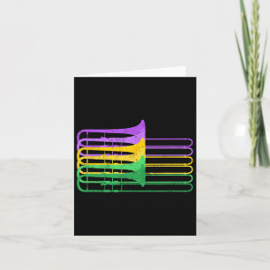 Cartão Orquestra Marcial de Trombone do Mardi Gras Br