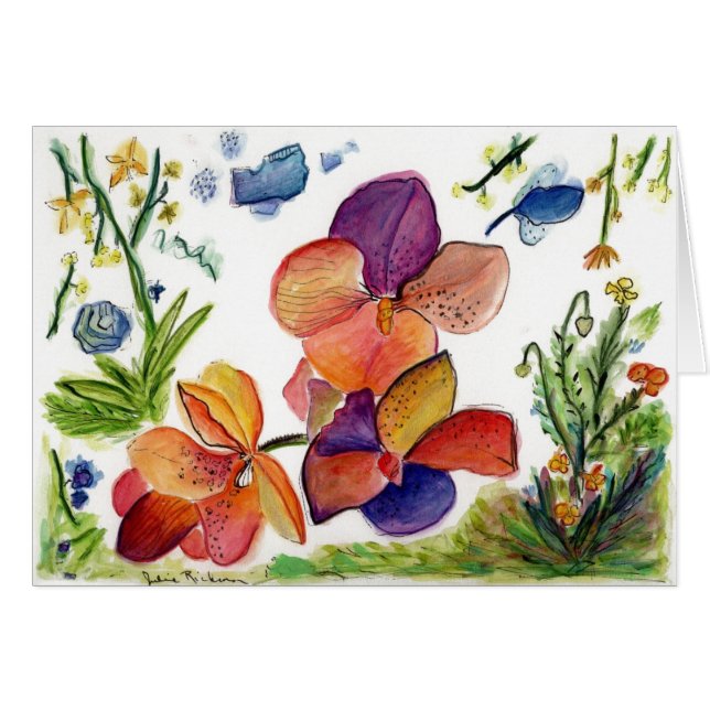 Cartão Orquídea 39 (Frente Horizontal)