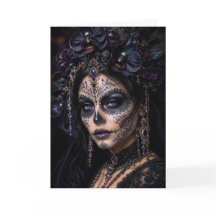 Orquídea Âmbar Calavera – Caveira de Açúcar Gótica