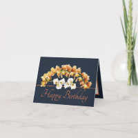 Orquídea Buquê Laranja marinho Lírios Feliz Aniver