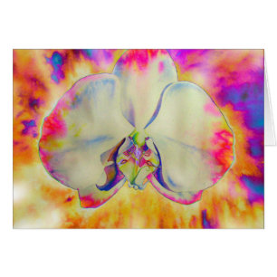 Cartão Orquídea rosa