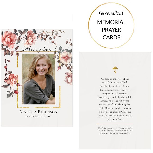 Cartão Ortodoxo Ortodoxo Elegante de Vinhas Rosa (Criador carregado)