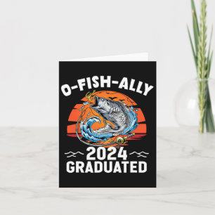 Cartão Ortro O-fish-ally 2024 Graduação do Mais velho