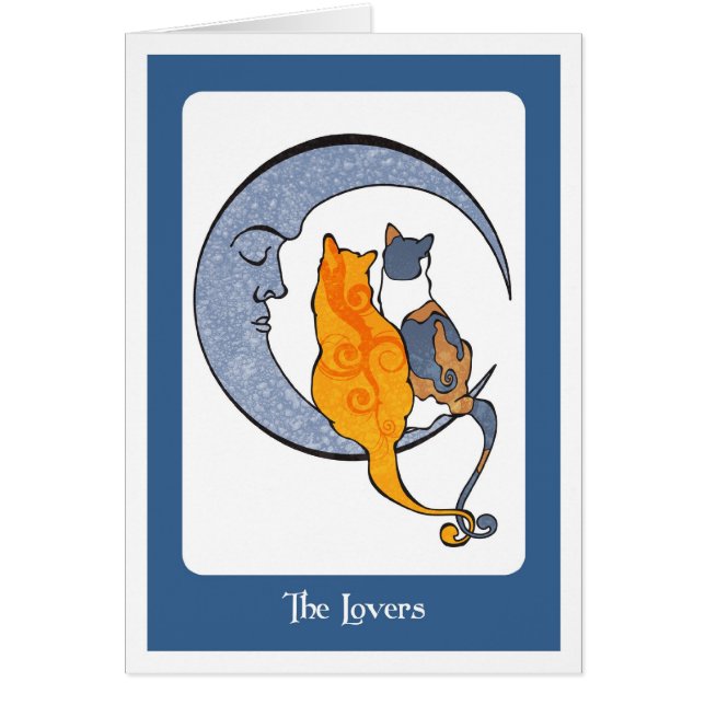 Cartão Os amantes (Frente)