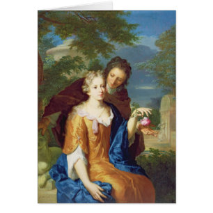 Cartão Os amantes novos