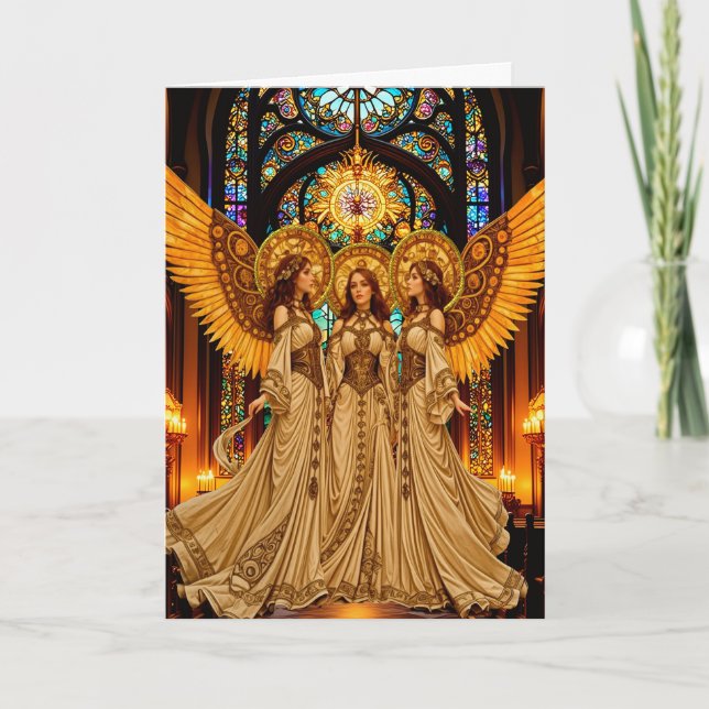 Cartão Os Anjos Herald (Frente)