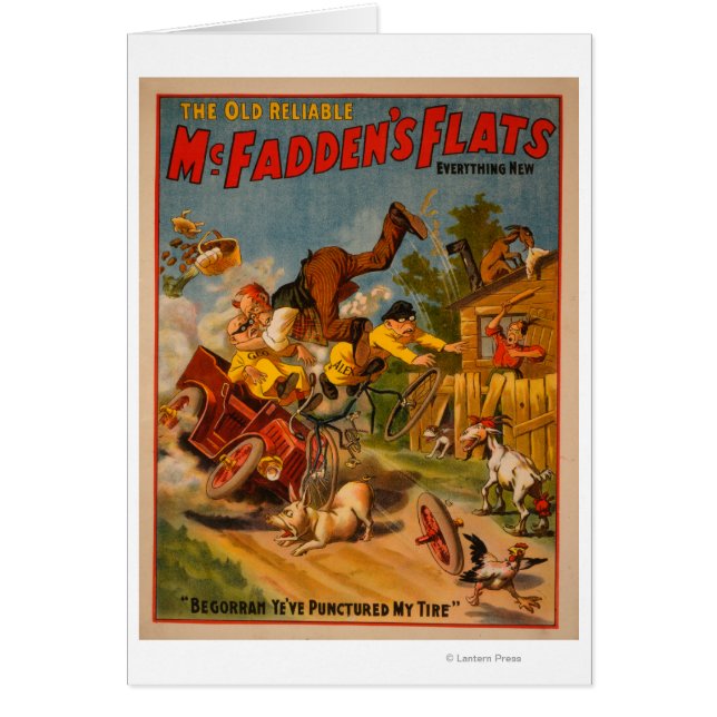 Cartão Os antigos Apartamentos confiáveis do McFadden tud (Frente)