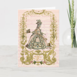 Cartão Os artigos de papelaria de Marie Antoinette