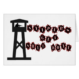 Cartão Os atiradores furtivos obtêm-no feito