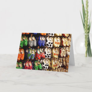 Cartão Os blogues holandeses da Holanda,