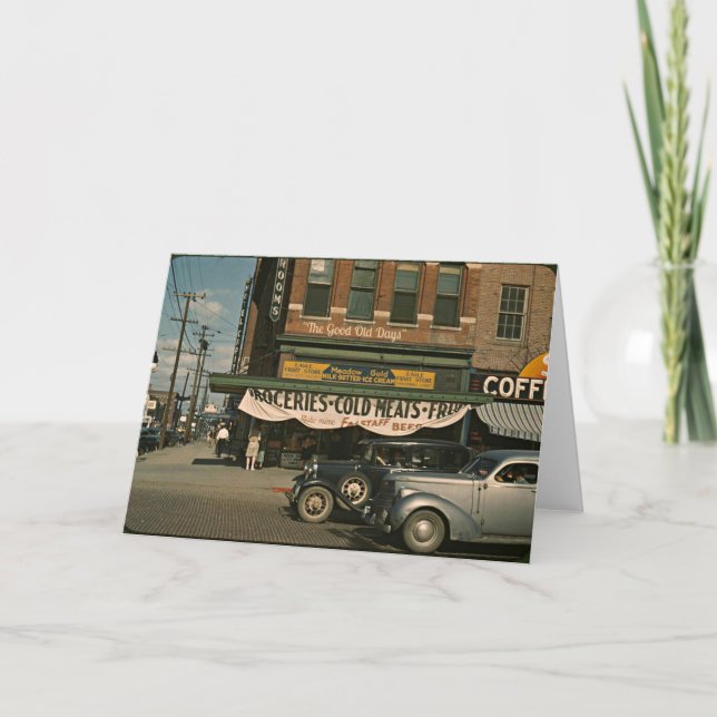 Cartão Os Bons Velhos Dias (Frente)