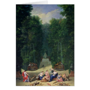 Cartão Os bosques de Versalhes