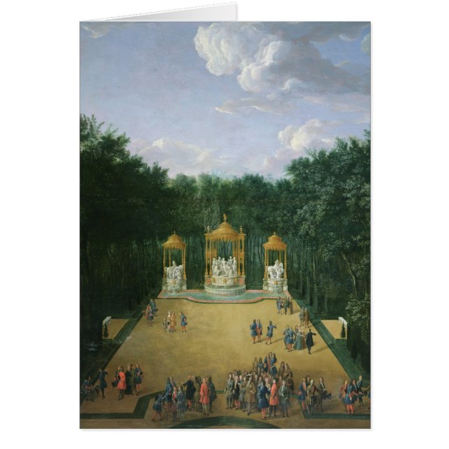Cartão Os bosques dos banhos de Apollo (Frente)