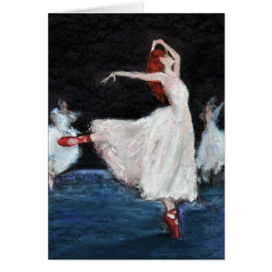 Cartão Os calçados do vermelho