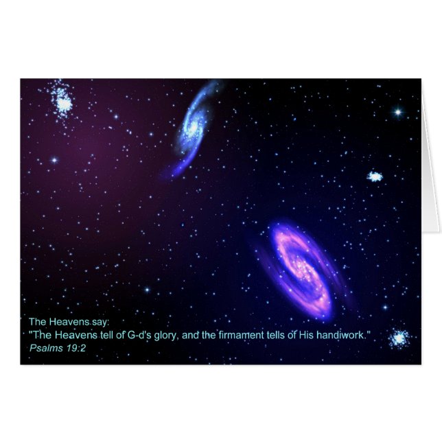 Cartão Os Céus (Frente Horizontal)