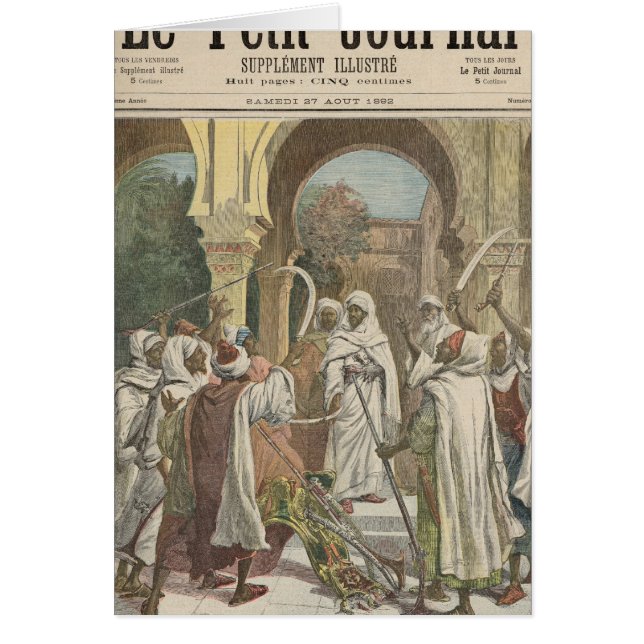 Cartão Os chefes tribais que juram Fidelity ao (Frente)